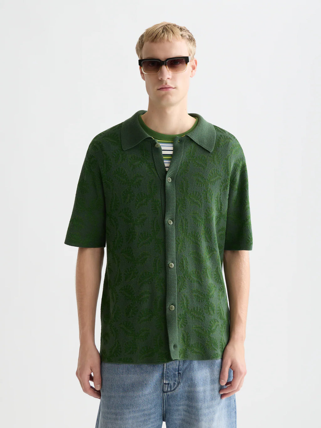 SCOTCH&SODA Camisa em tricô bicolor