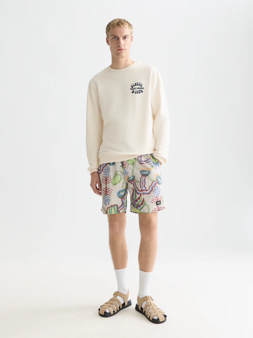 SCOTCH&SODA Camisola com estampa de arte