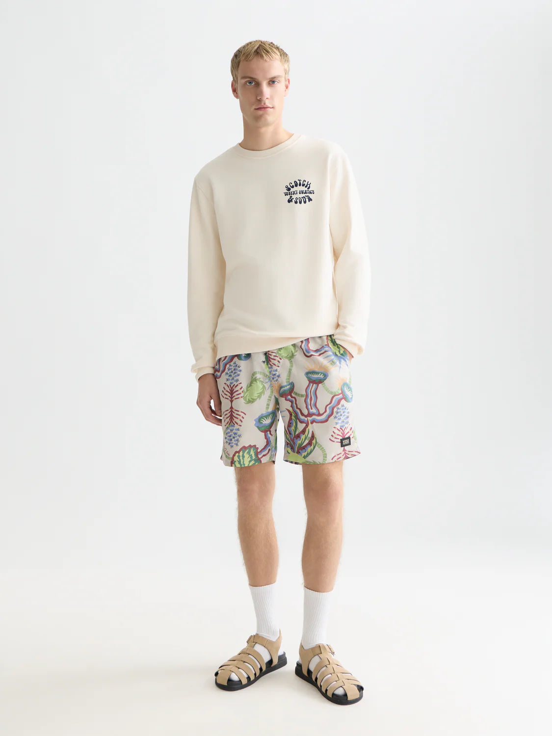 SCOTCH&SODA Camisola com estampa de arte