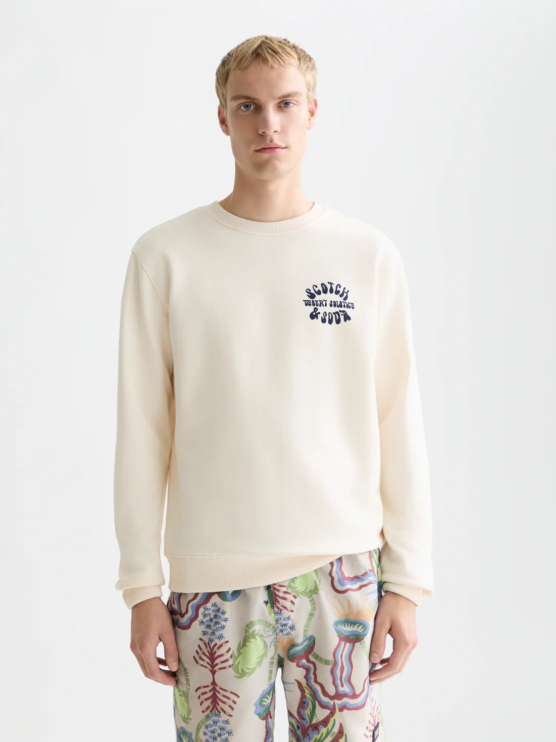 SCOTCH&SODA Camisola com estampa de arte