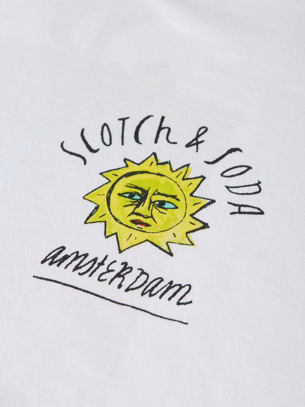 SCOTCH&SODA T-shirt com estampa de arte