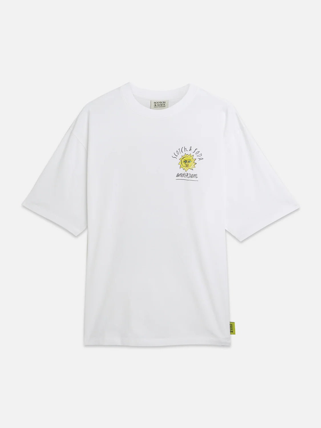 SCOTCH&SODA T-shirt com estampa de arte