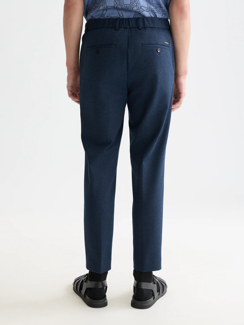 SCOTCH&SODA Calça fincha afunilada em malha
