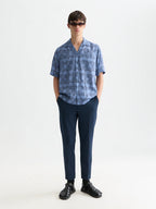 SCOTCH&SODA Calça fincha afunilada em malha