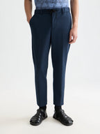 SCOTCH&SODA Calça fincha afunilada em malha