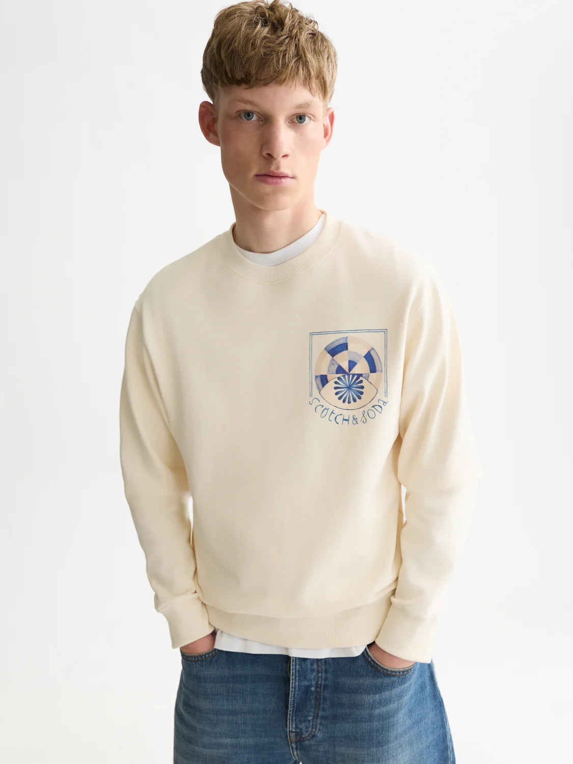SCOTCH&SODA Camisola com estampa regular