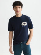 SCOTCH&SODA T-shirt descontraida com estampa artistica
