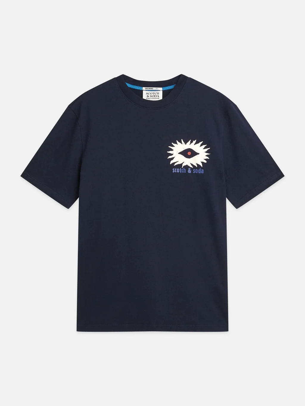 SCOTCH&SODA T-shirt descontraida com estampa artistica
