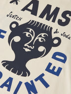 SCOTCH&SODA T-shirt descontraida com estampa artistica