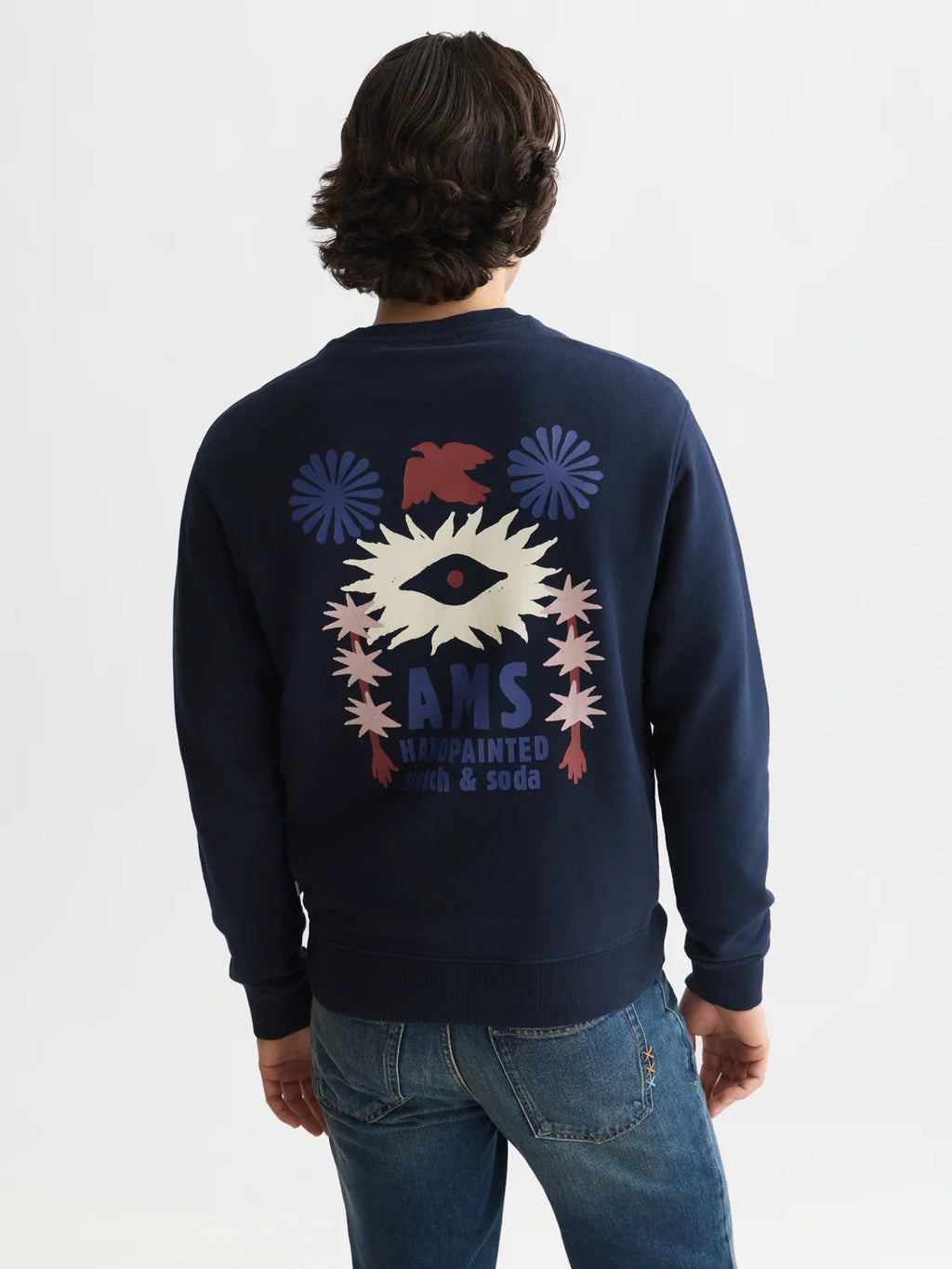 SCOTCH&SODA Camisola com estampa artistica