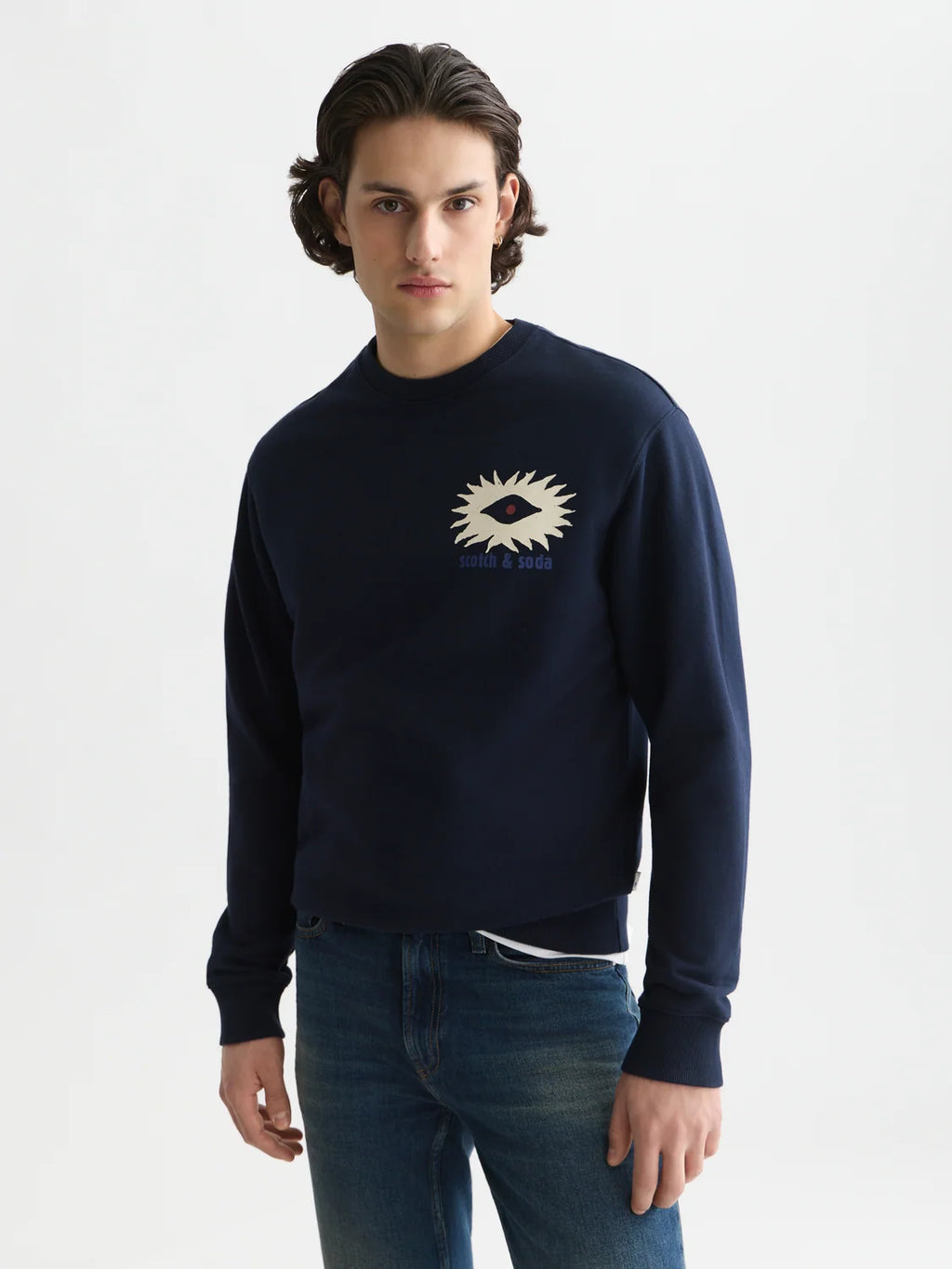 SCOTCH&SODA Camisola com estampa artistica