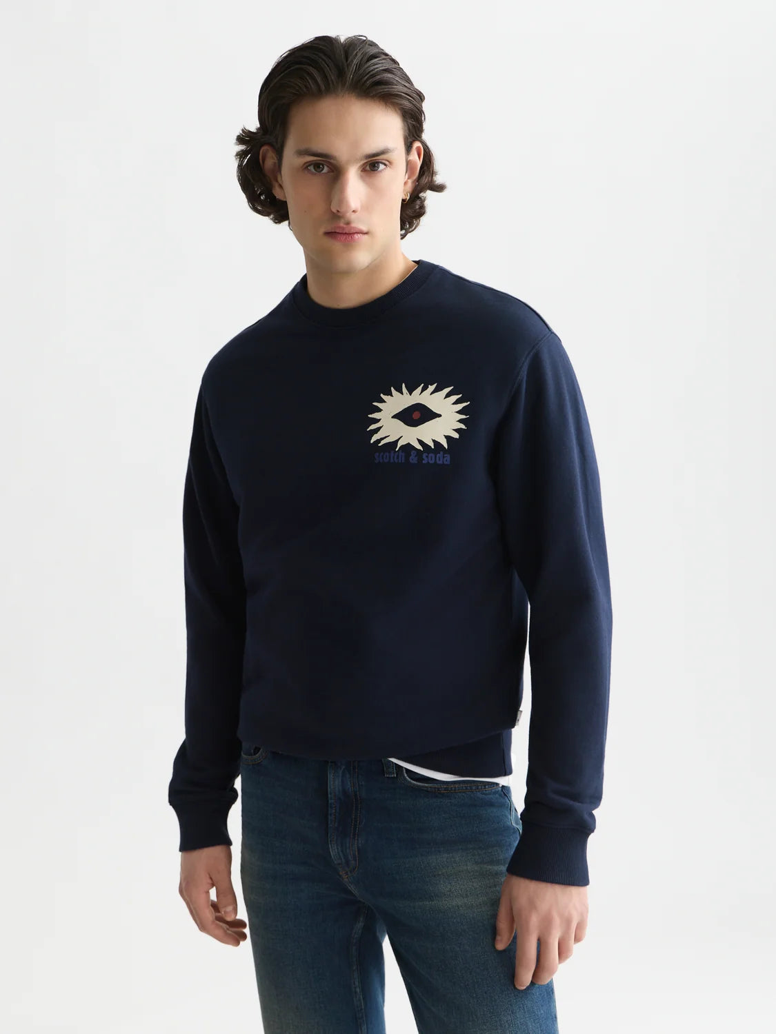 SCOTCH&SODA Camisola com estampa artistica