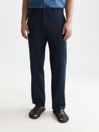 SCOTCH&SODA Calça chino otis reta e relaxada em mistura de linho