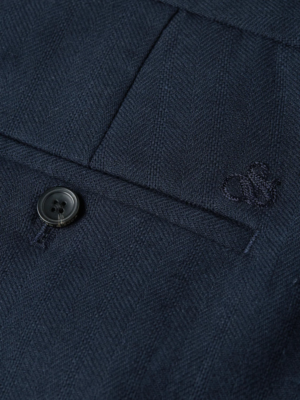 SCOTCH&SODA Calça chino otis reta e relaxada em mistura de linho