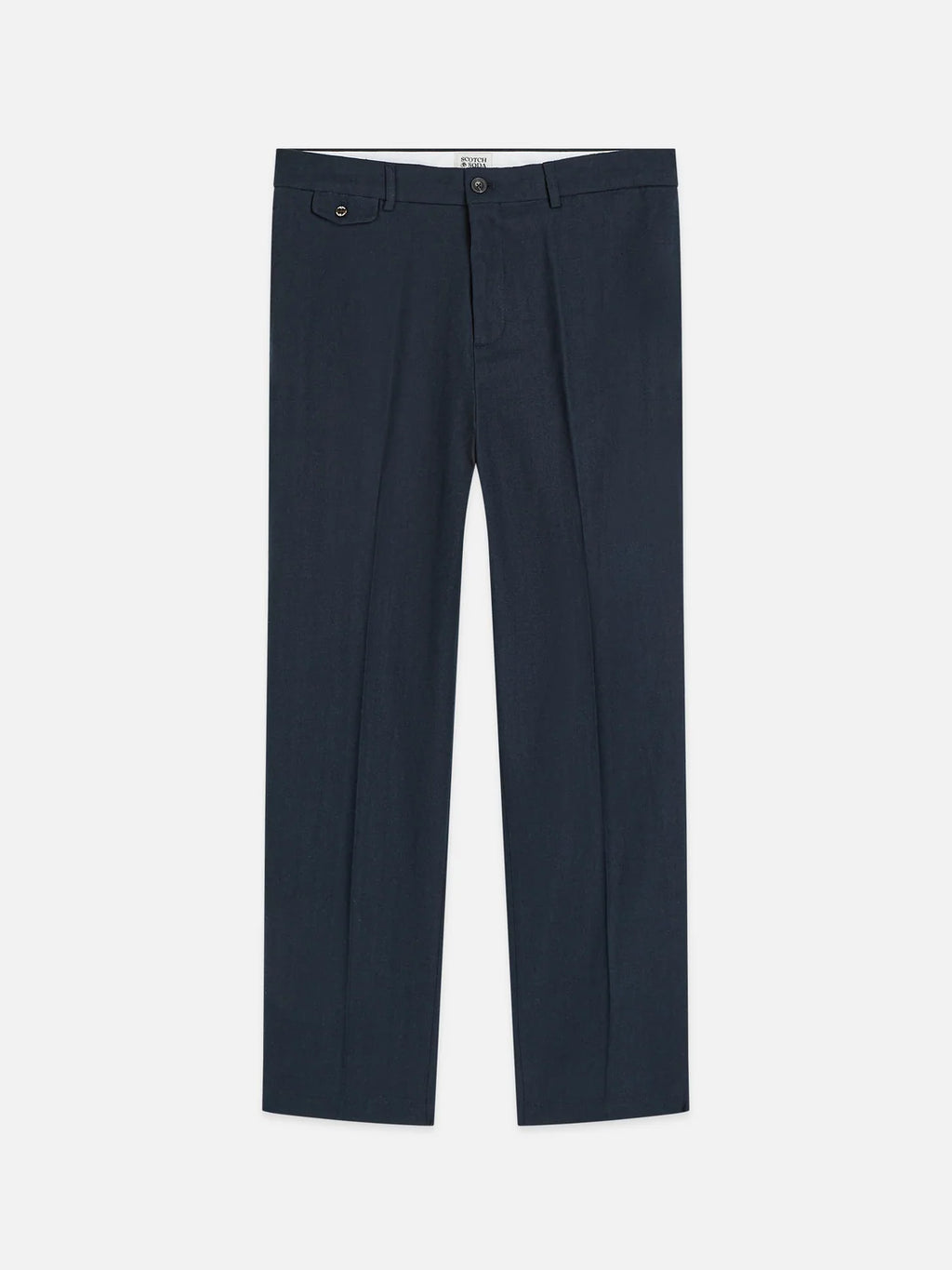 SCOTCH&SODA Calça chino otis reta e relaxada em mistura de linho