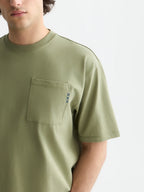 SCOTCH&SODA T-shirt folgada com bolso essentials