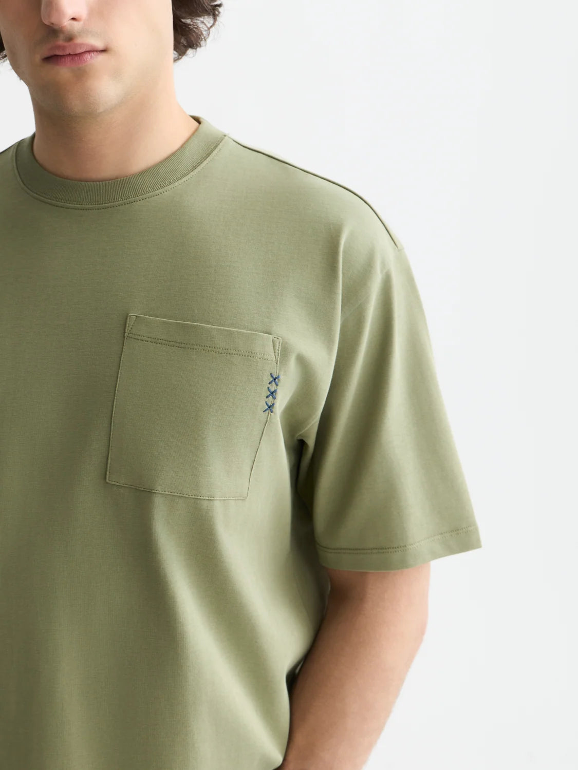 SCOTCH&SODA T-shirt folgada com bolso essentials