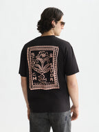 SCOTCH&SODA T-shirt descontraida com estampa artistica