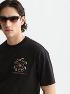 SCOTCH&SODA T-shirt descontraida com estampa artistica