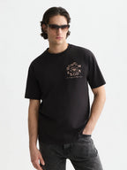 SCOTCH&SODA T-shirt descontraida com estampa artistica