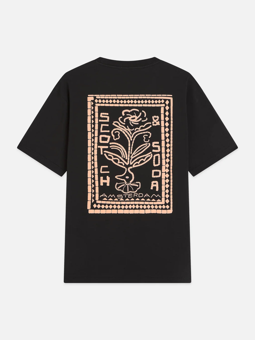 SCOTCH&SODA T-shirt descontraida com estampa artistica
