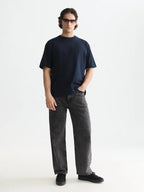 SCOTCH&SODA x Royal Delft T-shirt folgada com bordado