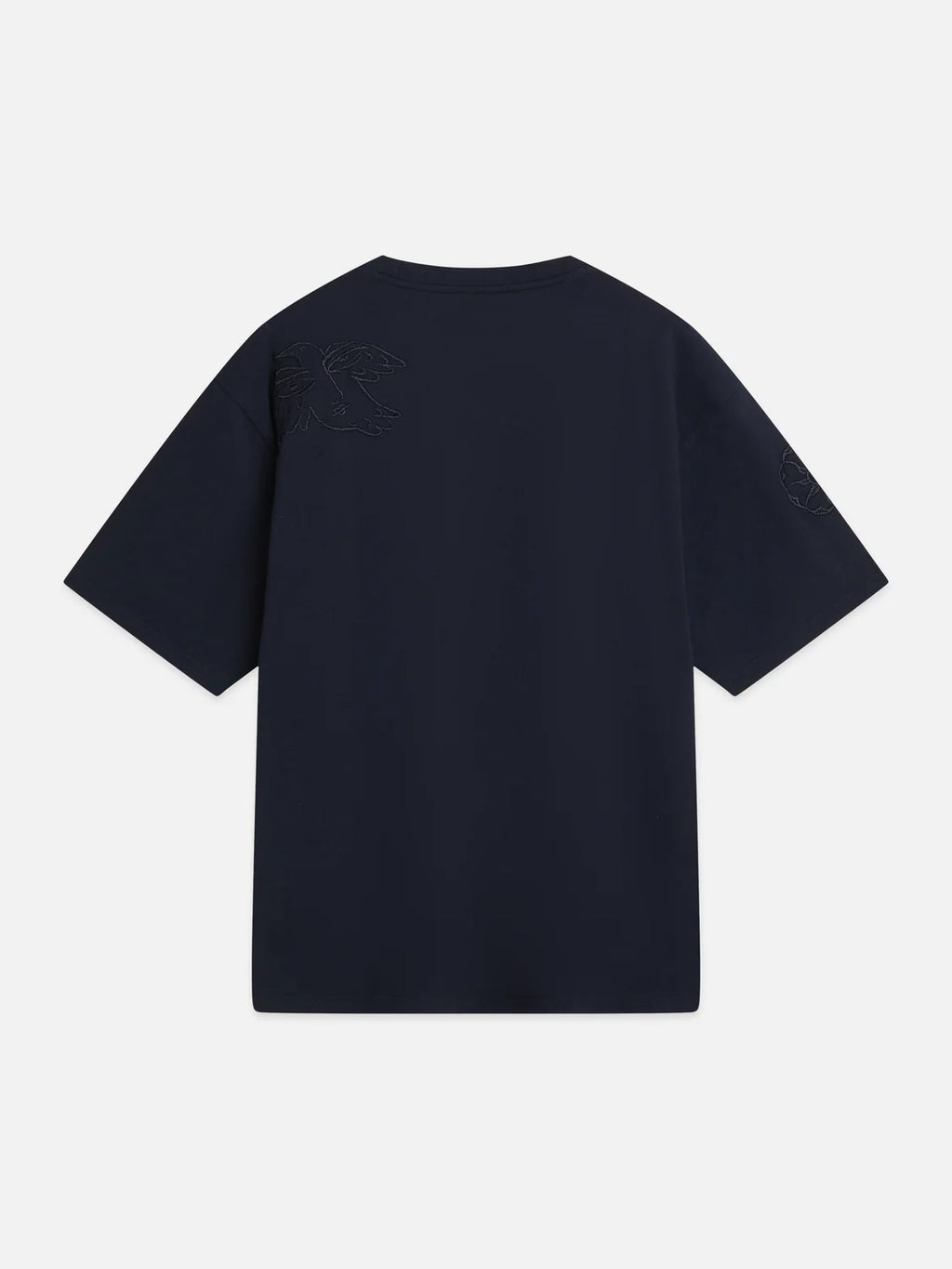 SCOTCH&SODA x Royal Delft T-shirt folgada com bordado