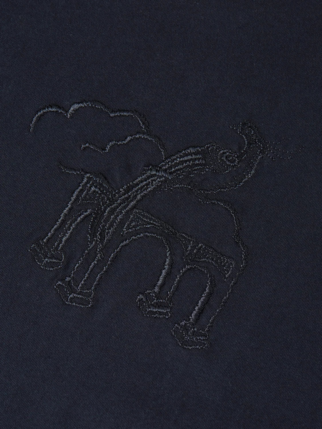 SCOTCH&SODA x Royal Delft T-shirt folgada com bordado