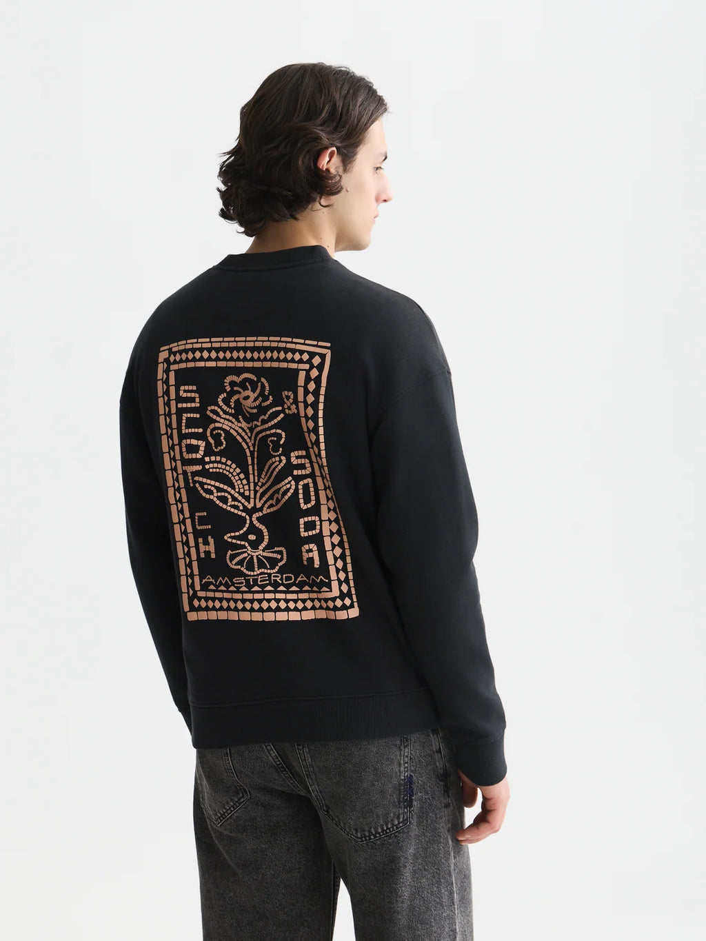 SCOTCH&SODA Camisola descontraida com estampa artistica