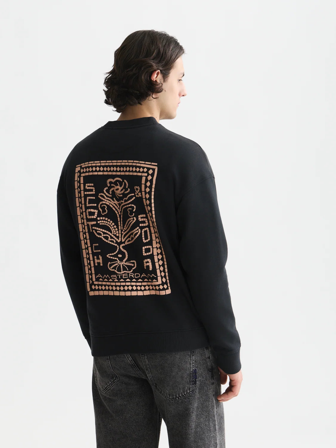 SCOTCH&SODA Camisola descontraida com estampa artistica
