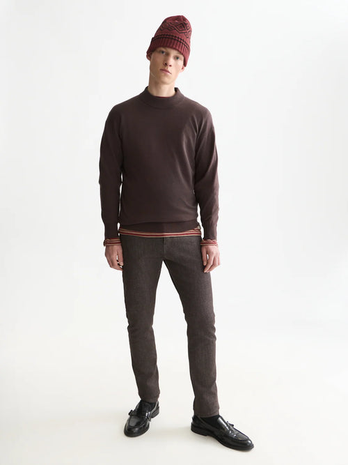SCOTCH&SODA Pulôver com gola alta em mistura de lã