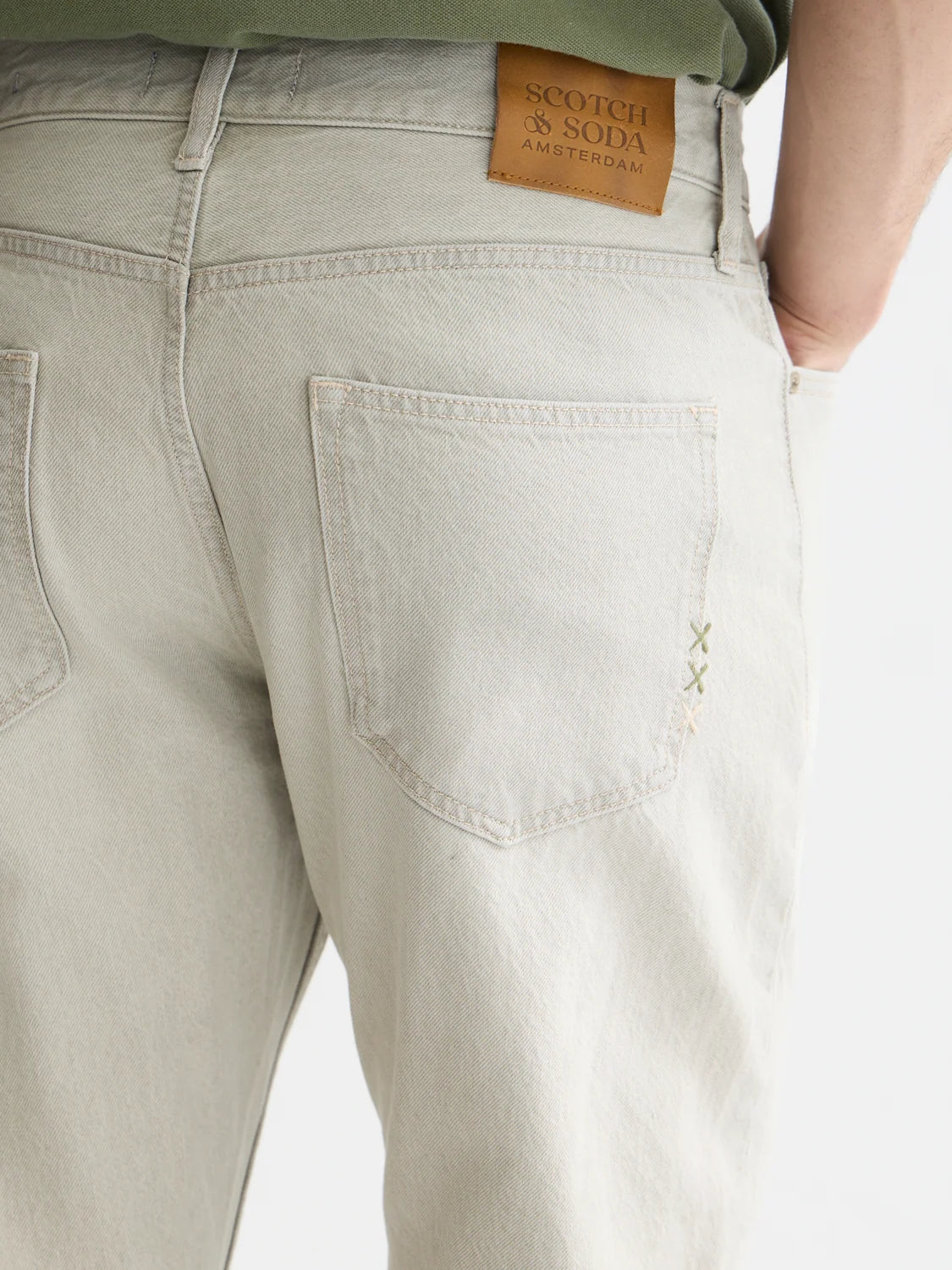 SCOTCH&SODA Jeans dean folgada e afunilada
