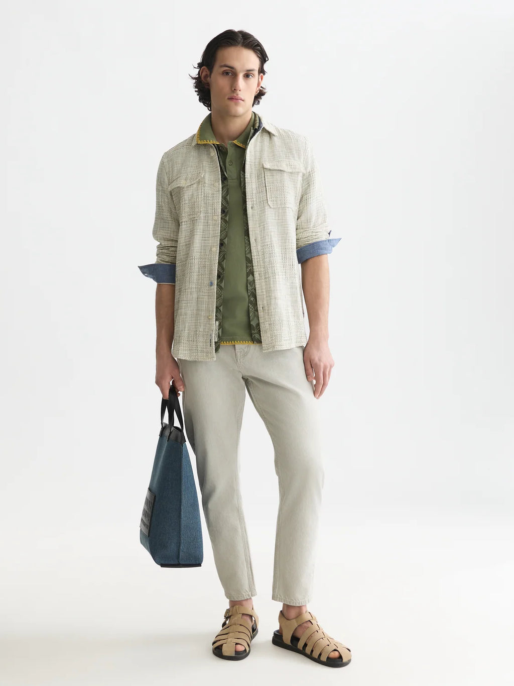 SCOTCH&SODA Jeans dean folgada e afunilada