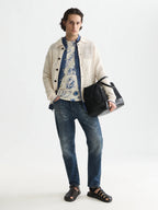 SCOTCH&SODA x Royal Delft Jeans dean folgada e afunilada