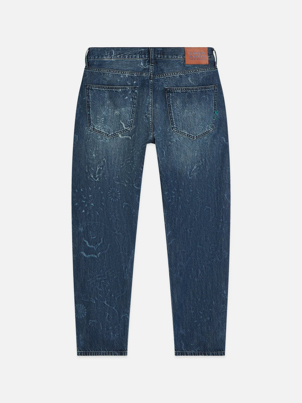 SCOTCH&SODA x Royal Delft Jeans dean folgada e afunilada