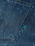SCOTCH&SODA x Royal Delft Jeans dean folgada e afunilada