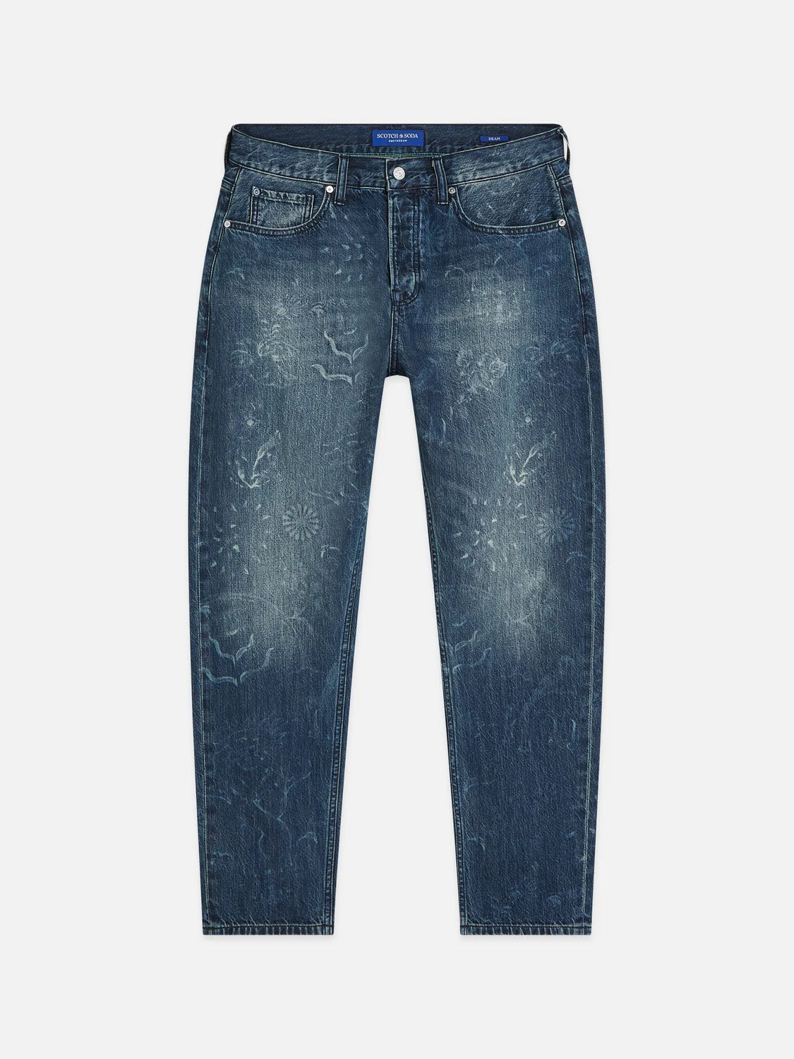 SCOTCH&SODA x Royal Delft Jeans dean folgada e afunilada