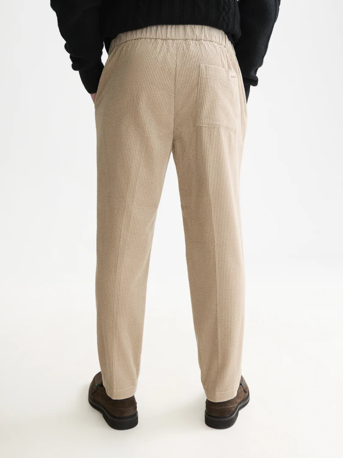SCOTCH&SODA Calça jogger folgada e afunilada de veludo cotelê
