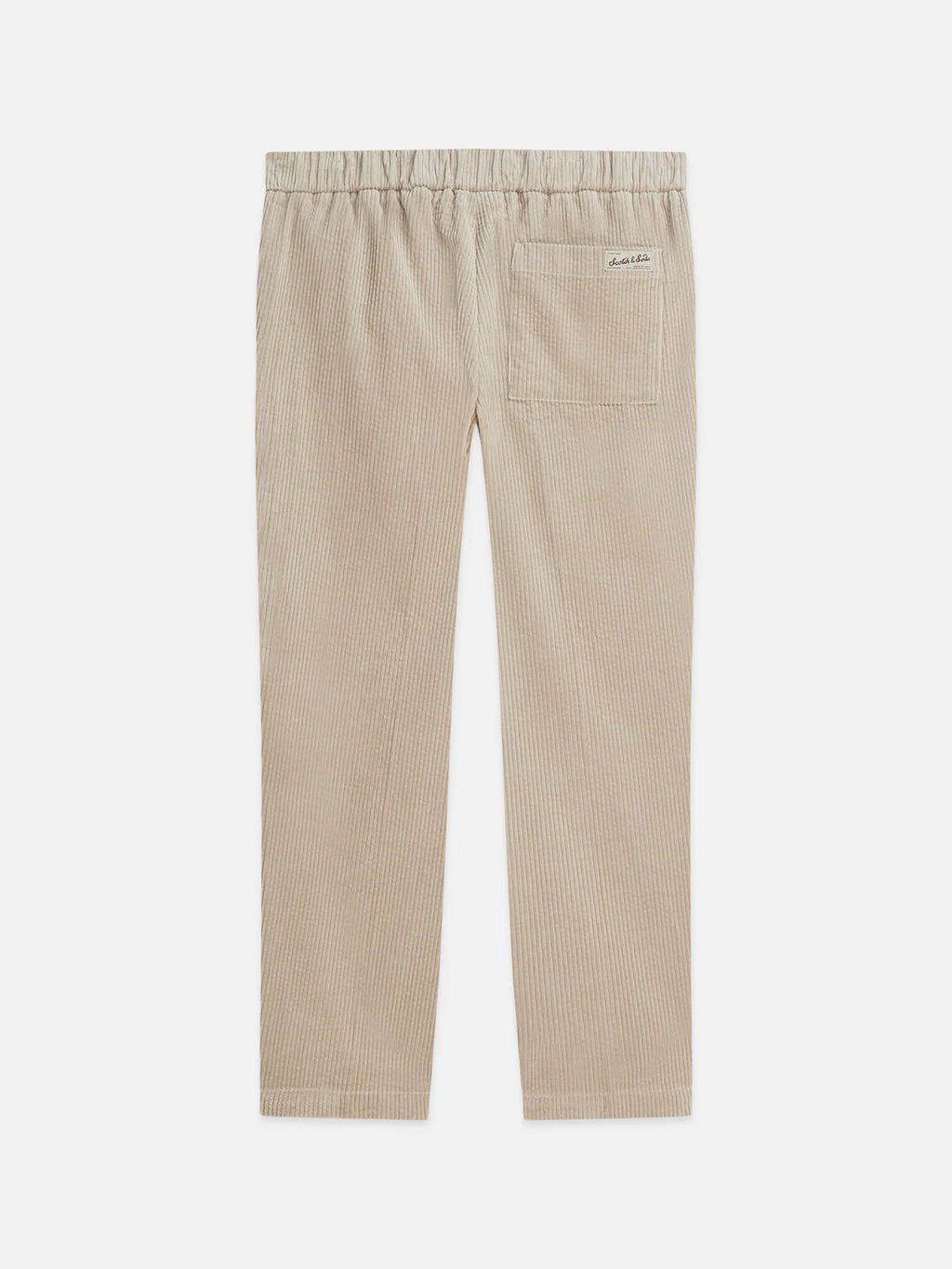 SCOTCH&SODA Calça jogger folgada e afunilada de veludo cotelê