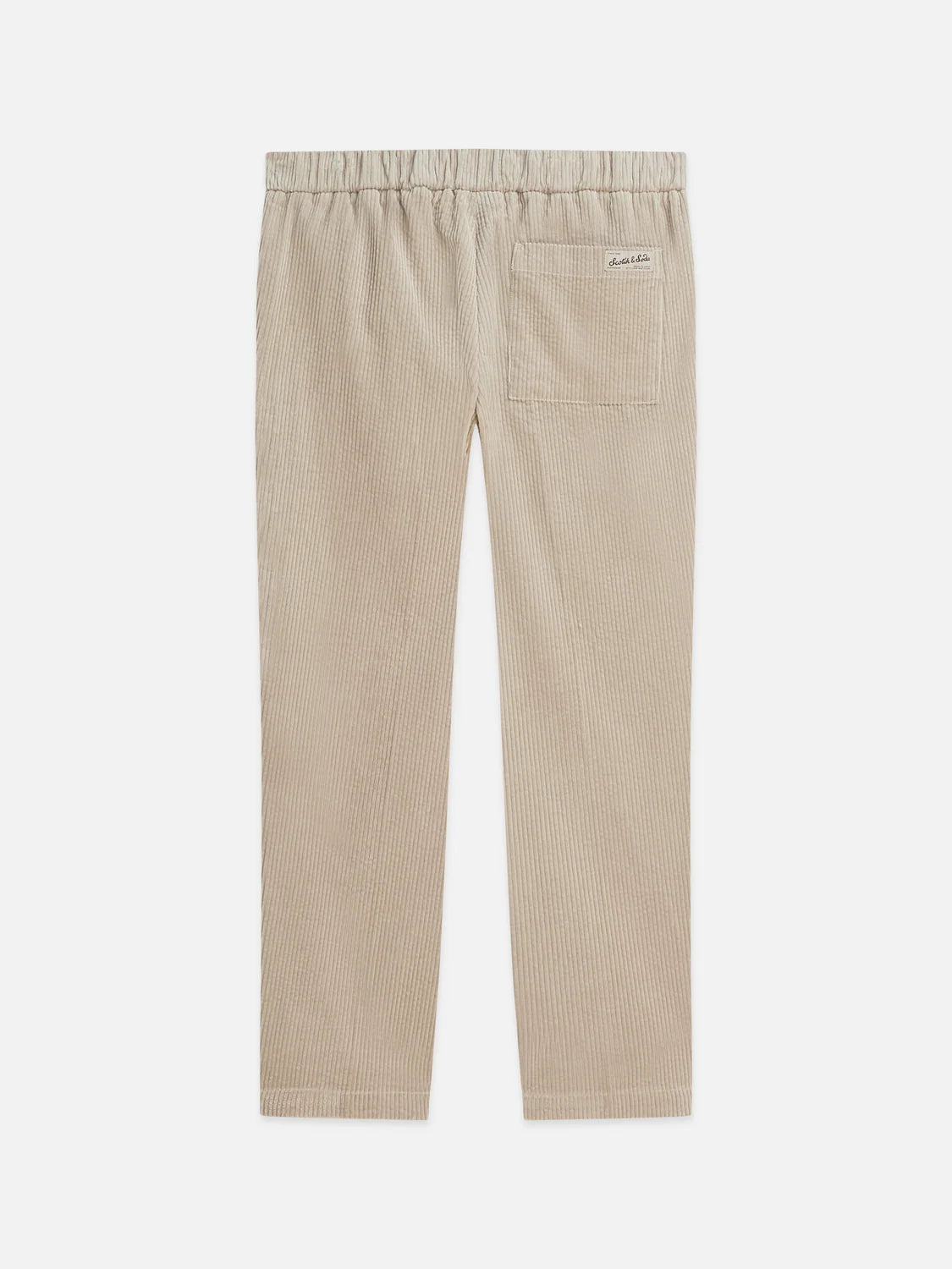 SCOTCH&SODA Calça jogger folgada e afunilada de veludo cotelê
