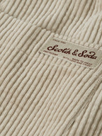 SCOTCH&SODA Calça jogger folgada e afunilada de veludo cotelê
