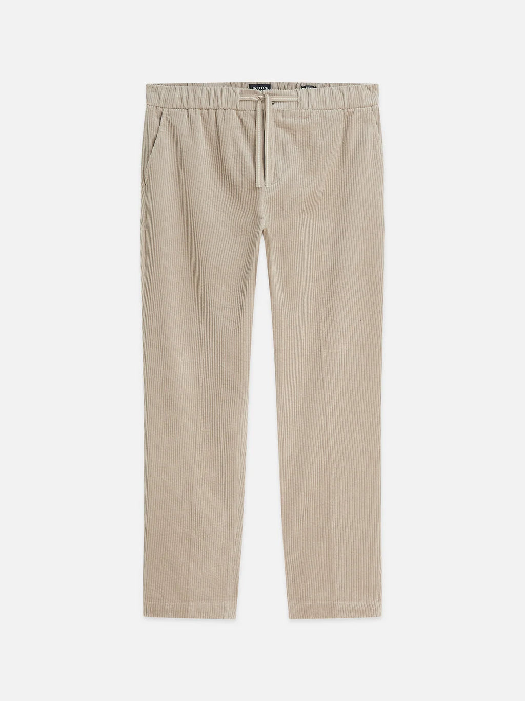 SCOTCH&SODA Calça jogger folgada e afunilada de veludo cotelê