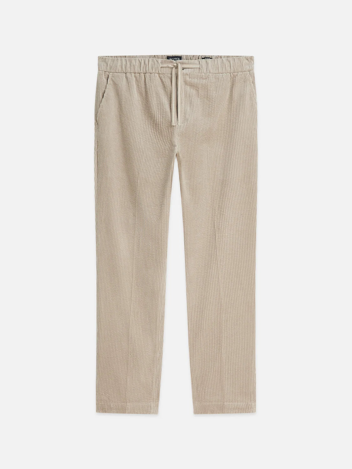 SCOTCH&SODA Calça jogger folgada e afunilada de veludo cotelê