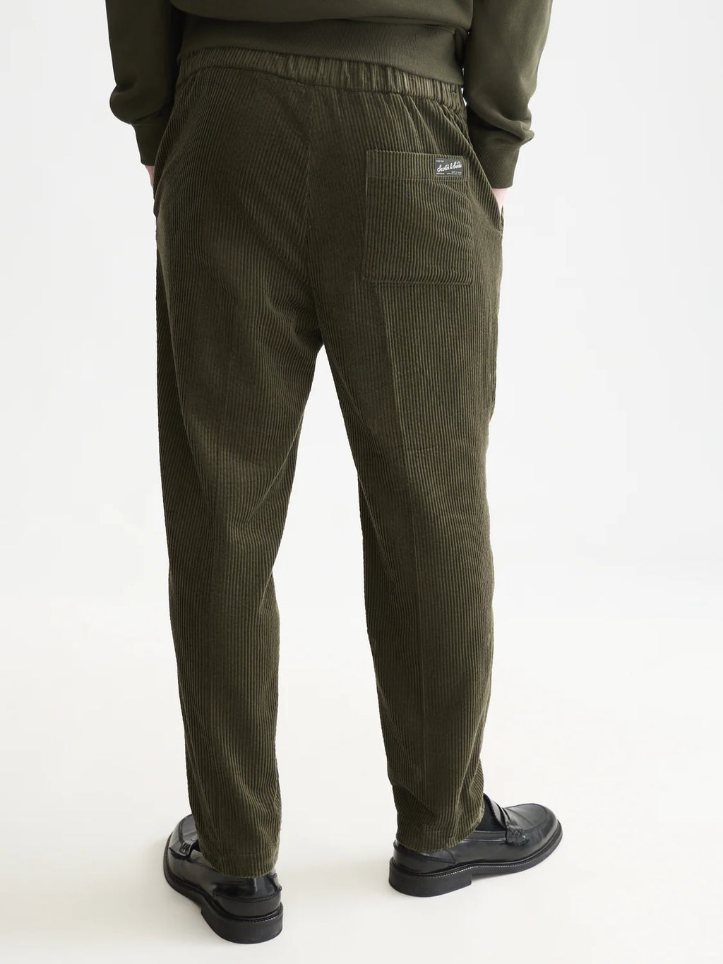 SCOTCH&SODA Calça jogger folgada e afunilada de veludo cotelê