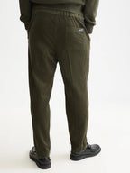 SCOTCH&SODA Calça jogger folgada e afunilada de veludo cotelê