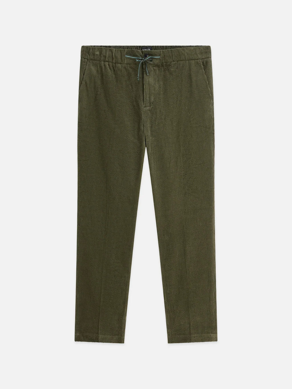 SCOTCH&SODA Calça jogger folgada e afunilada de veludo cotelê