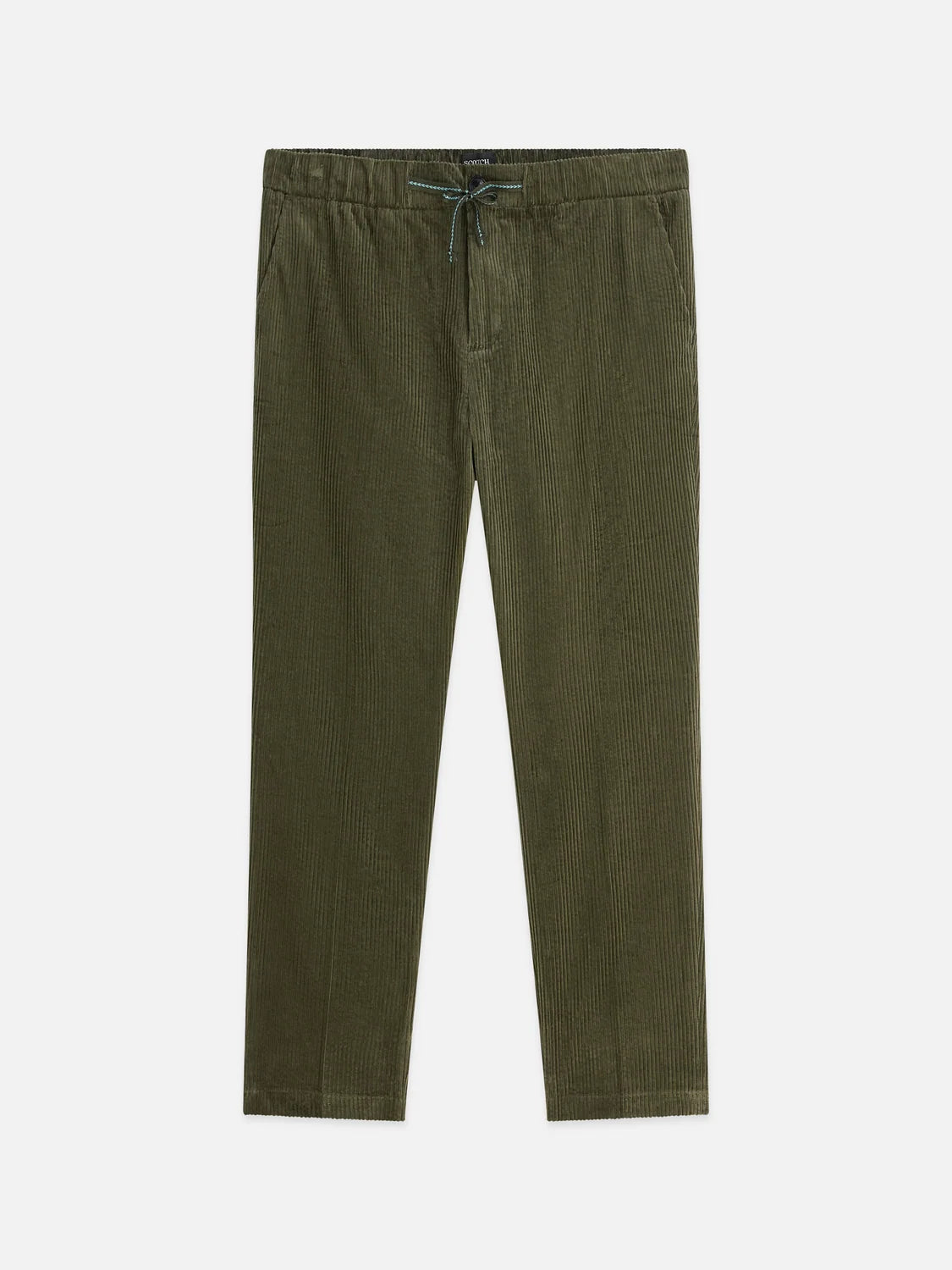 SCOTCH&SODA Calça jogger folgada e afunilada de veludo cotelê