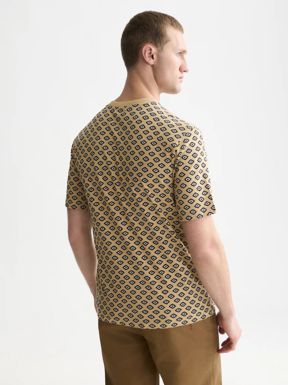 SCOTCH&SODA T-shirt de corte regular com microestampa