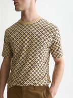 SCOTCH&SODA T-shirt de corte regular com microestampa