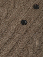 SCOTCH&SODA Polo de lã macia com trama trançada